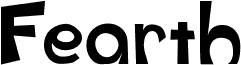 Preview of the F'Earth font