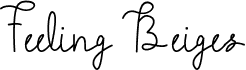 Feeling Beiges