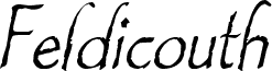 Feldicouth Compressed Italic