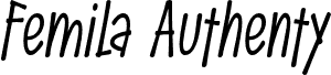 FemilaAuthenty-Italic