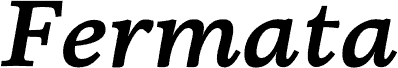 Fermata Bold Italic