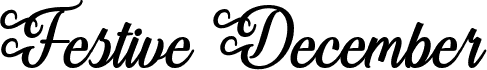 Festive December 字体