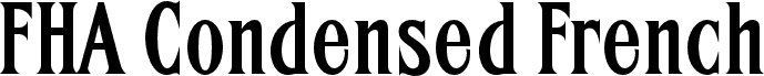 FHA Condensed French NC