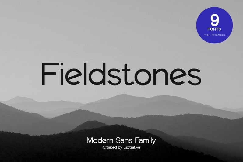 Fieldstones フォント