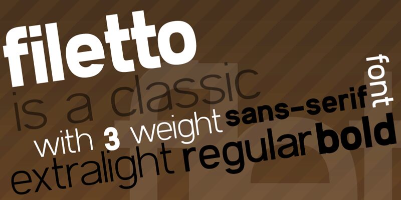 Filetto Czcionka
