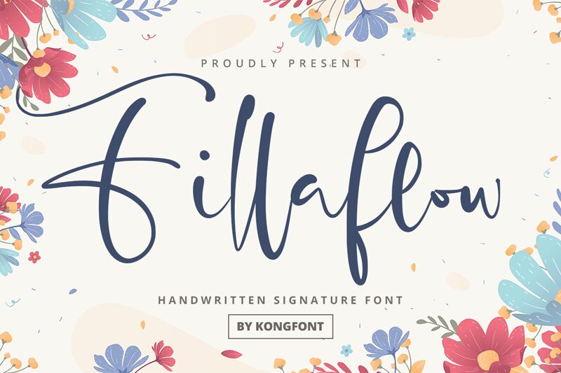 Fillaflow Schriftart