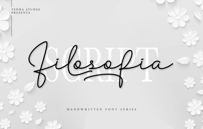 Filosofia Script Schriftart