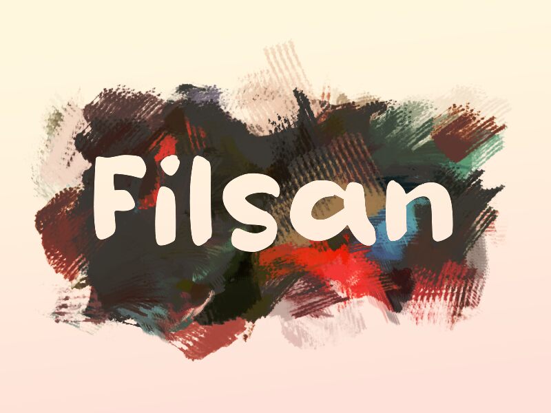 f Filsan Schriftart