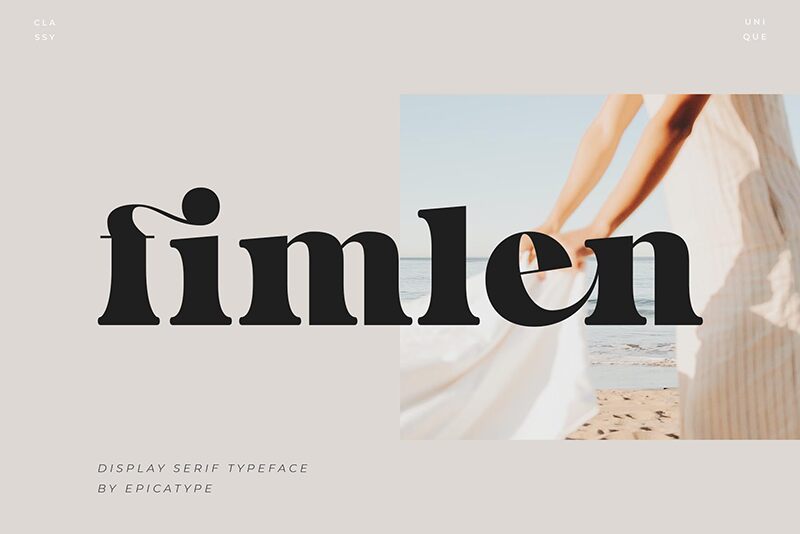 Fimlen Schriftart