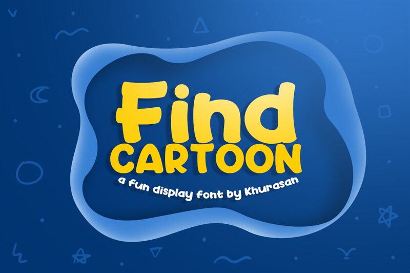Find Cartoon Czcionka