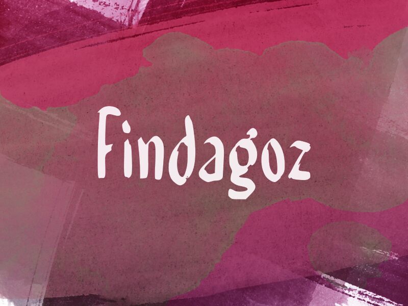 f Findagoz Schriftart