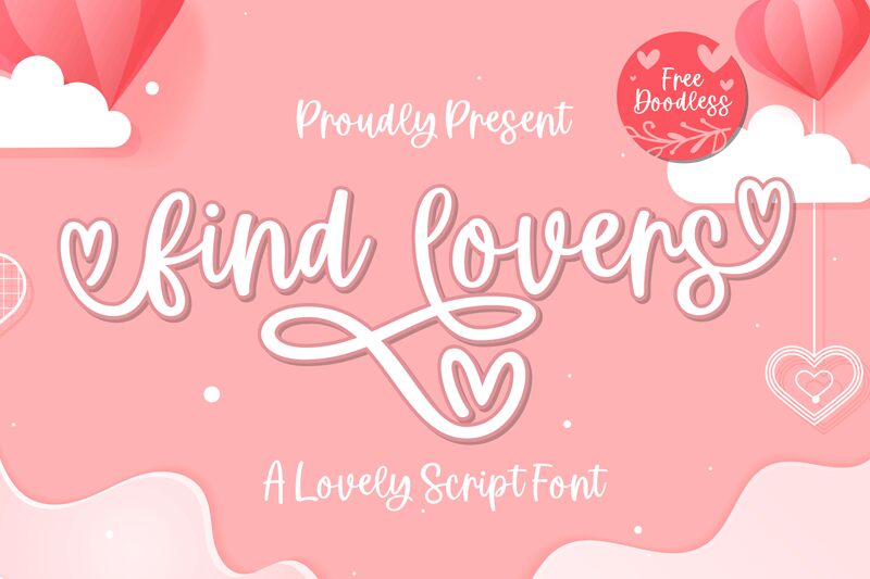 Find Lovers Schriftart