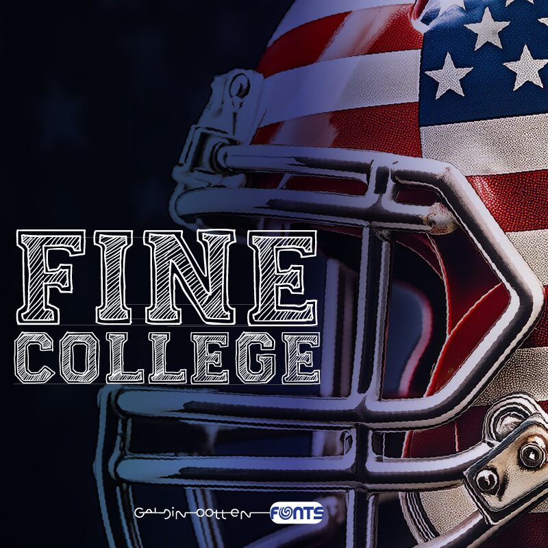 Fine College الخط