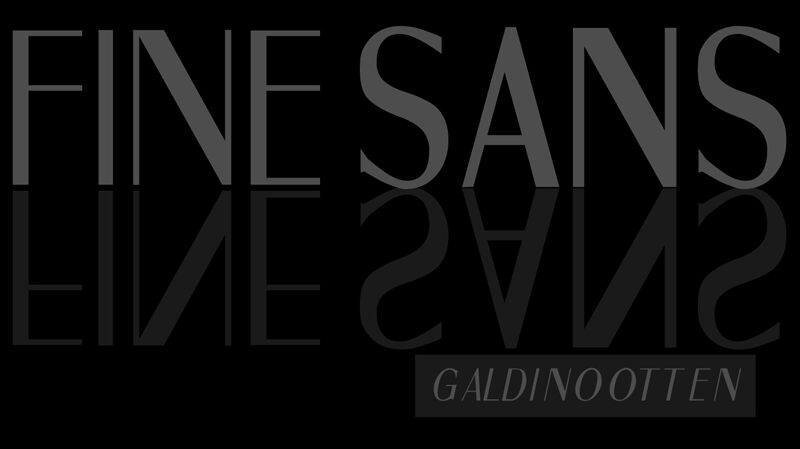Fine Sans Schriftart