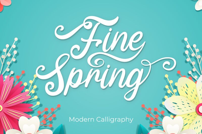 Fine Spring Czcionka