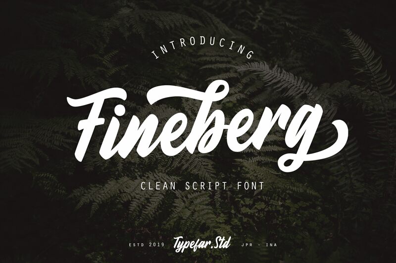 Fineberg Schriftart