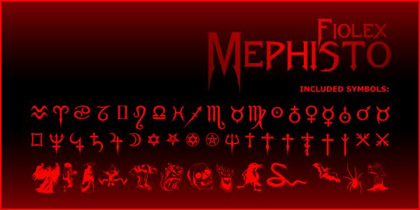 Fiolex Mephisto Czcionka