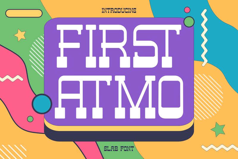 First Atmo — Font presentation