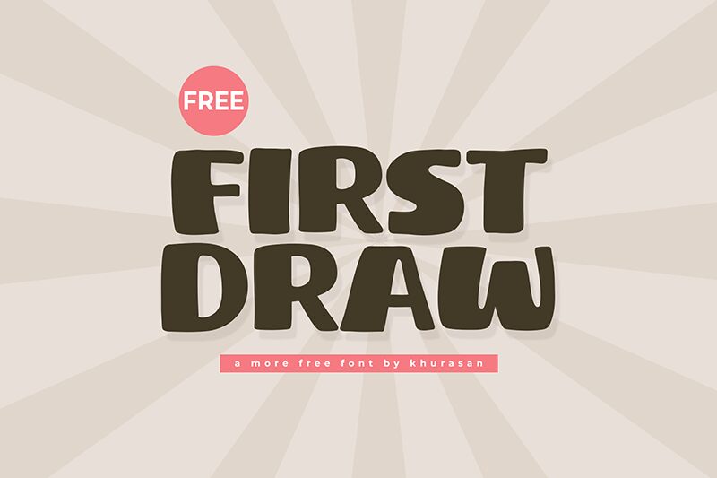 First Draw Schriftart