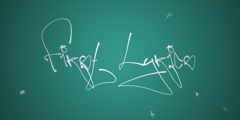 First Lyrics フォント