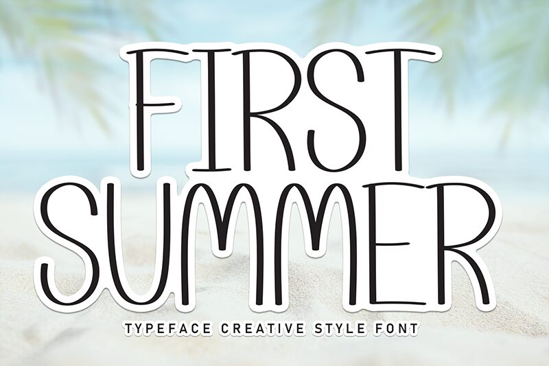 First Summer 字体