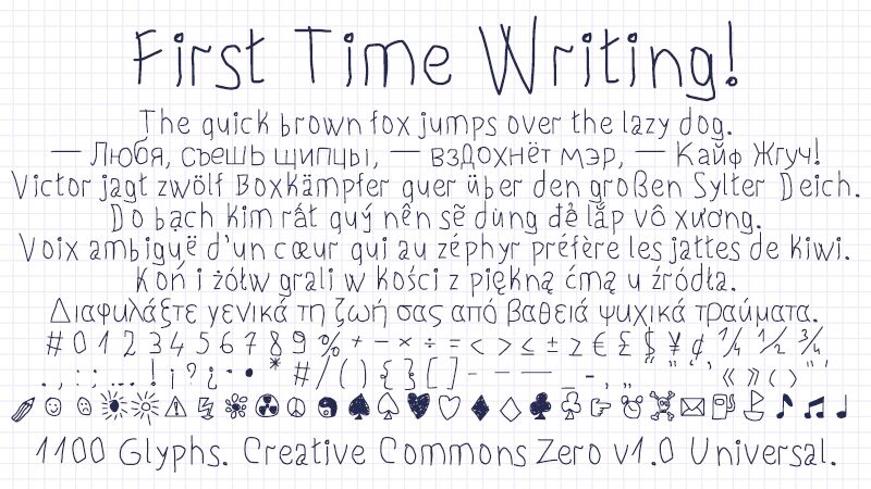 First Time Writing! Carattere