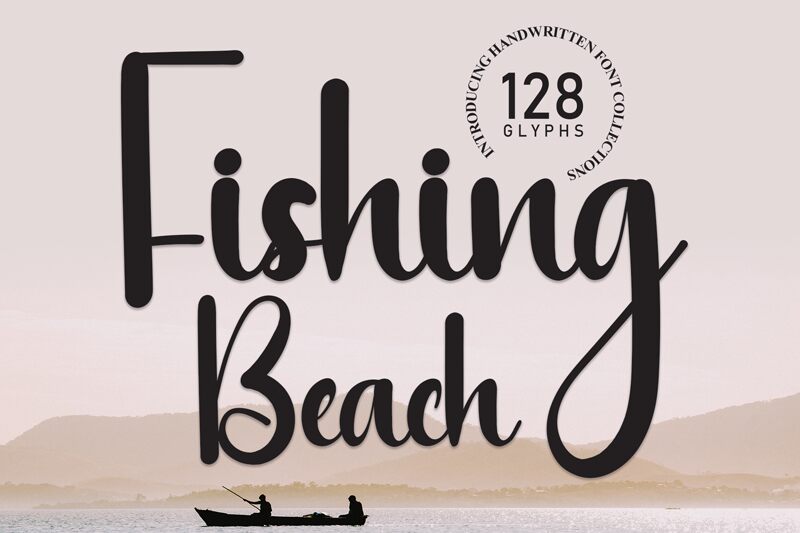Fishing Beach 字体