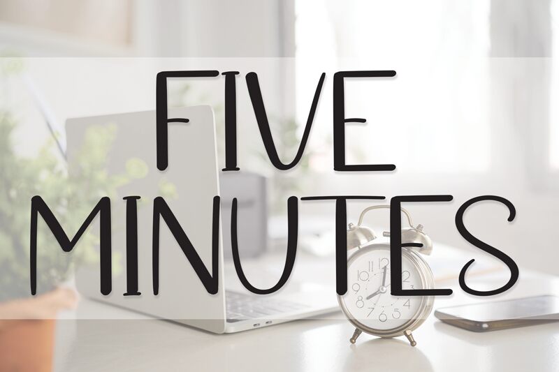 Five Minutes 字体