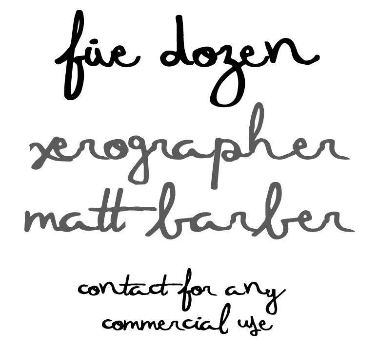 FiveDozen Carattere