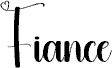 Fianceフォントのプレビュー