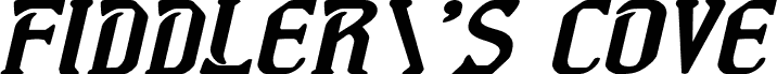 Fiddler's Cove Expanded Italic
