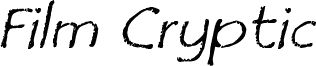 Film Cryptic Oblique