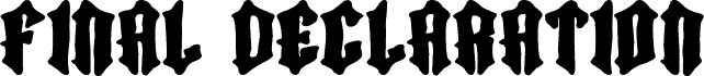Final Declaration