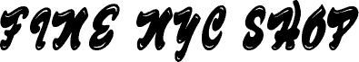 Preview of the Fine NYC Shop font