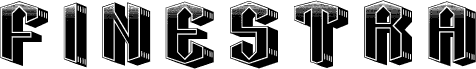 Vorschau der Schriftart Finestra Stylized Regular