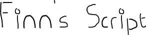 Finn's Script