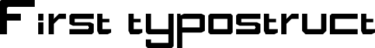First typostruct Regular