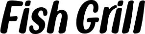 Fish Grill Italic