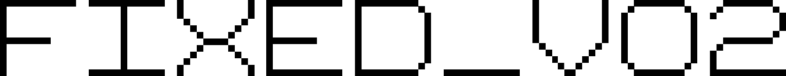 fixed_v02 font