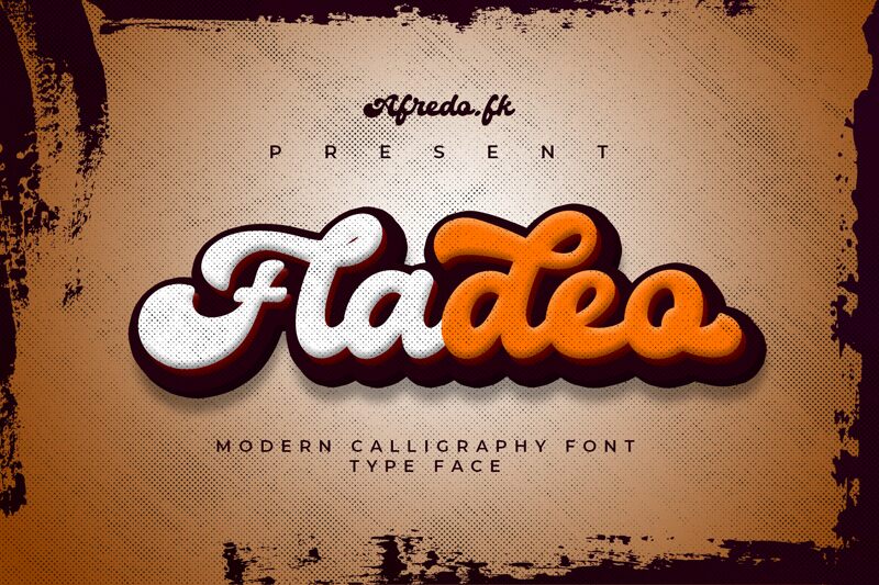 Fladeo Schriftart