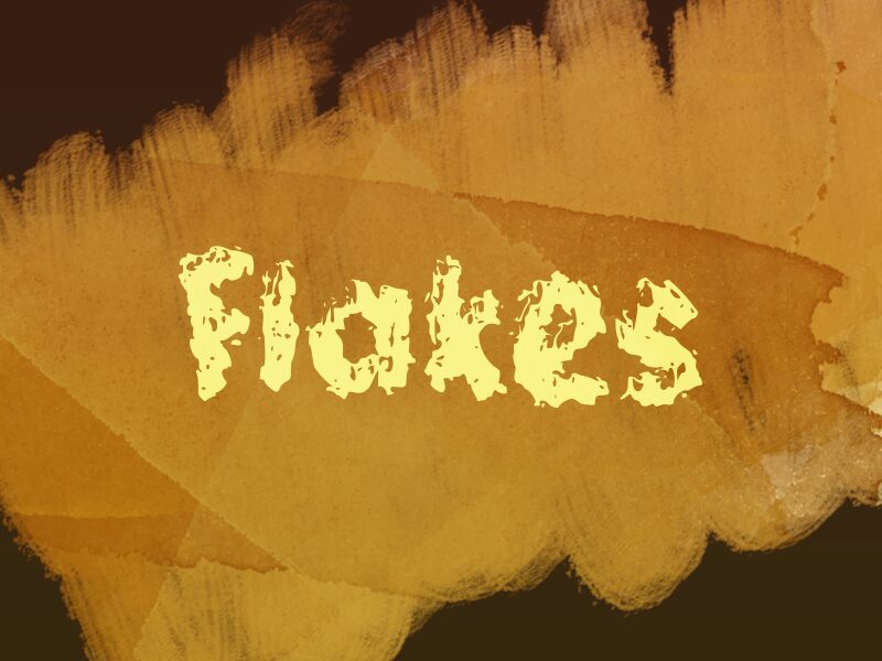 f Flakes Czcionka