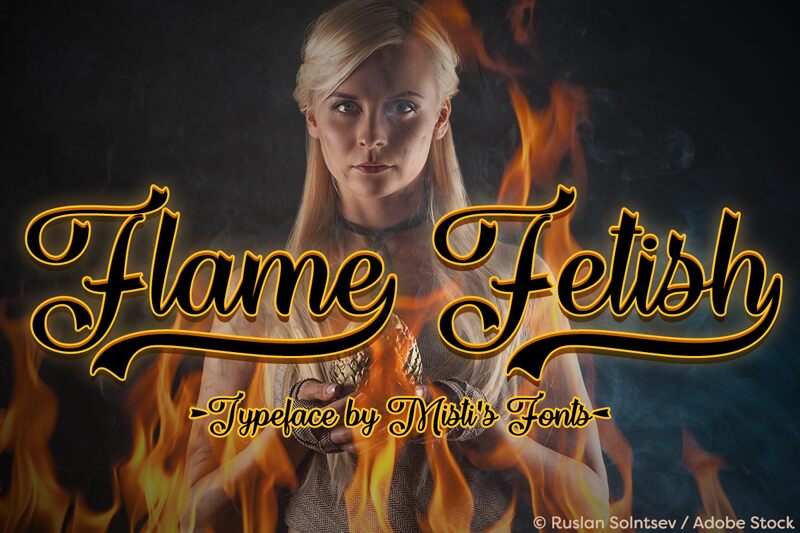 Flame Fetish Schriftart