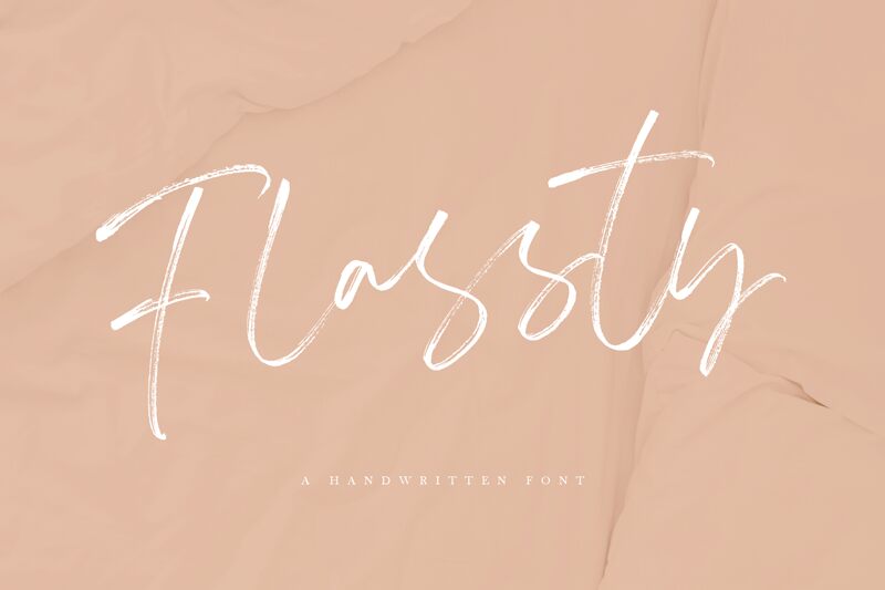 Flassty Schriftart