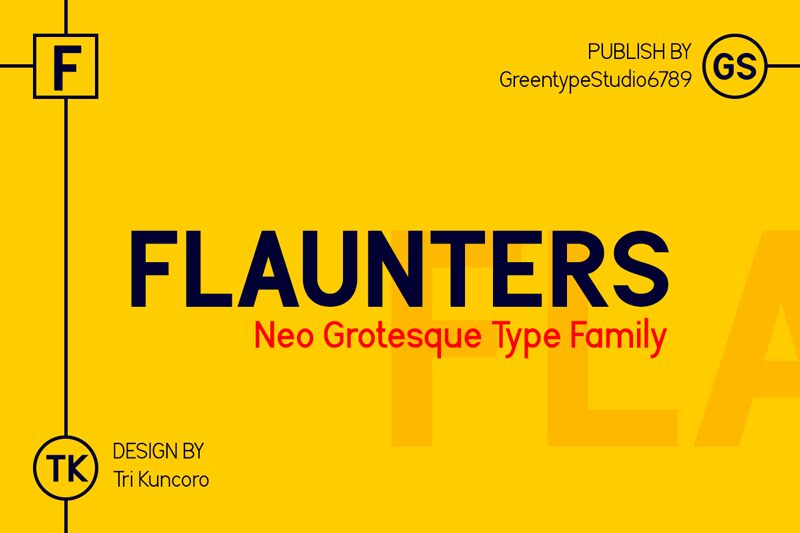Flaunters Fonte