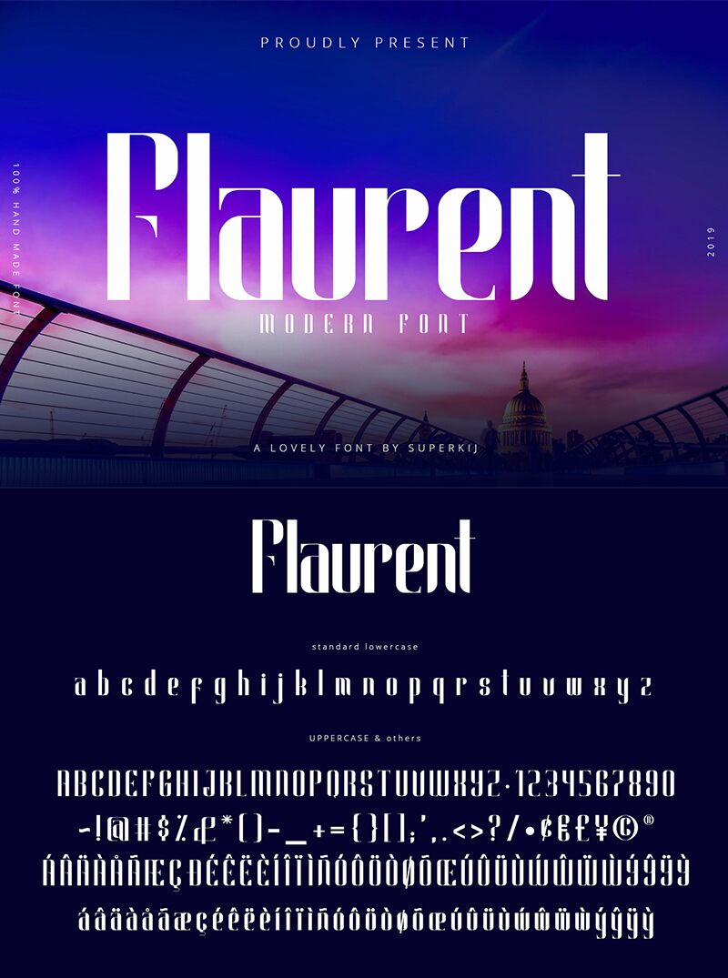 Flaurent Modern Carattere