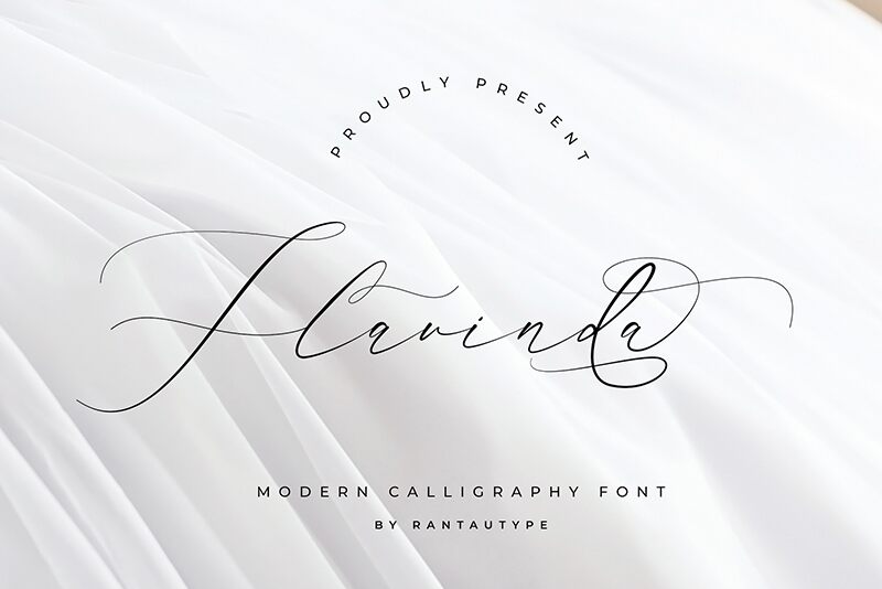 Flavinda Schriftart