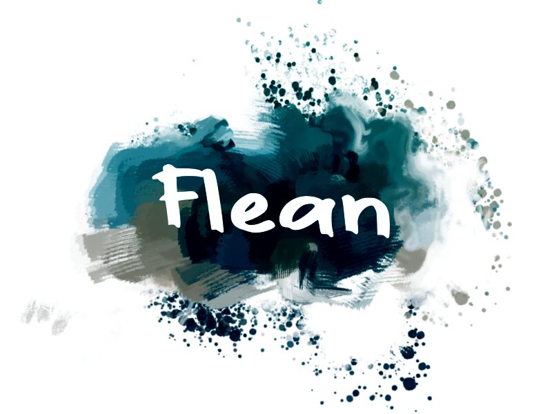 f Flean Schriftart