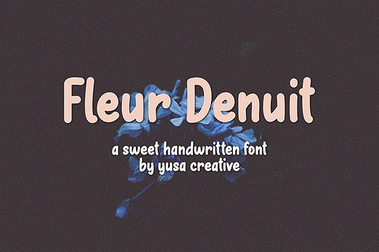 Fleur Denuit Schriftart