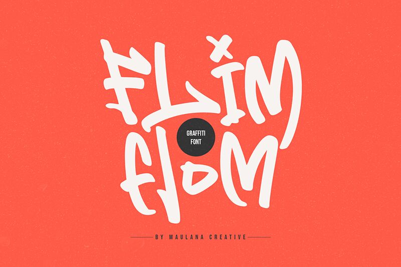 Flim Flom Graffiti Carattere