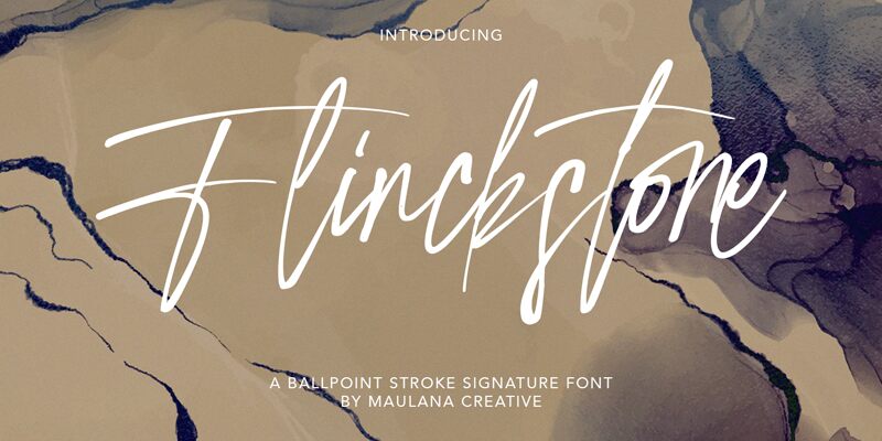 Flinckstone Schriftart